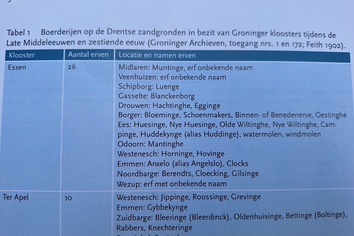 Yesse op de Hondsrug